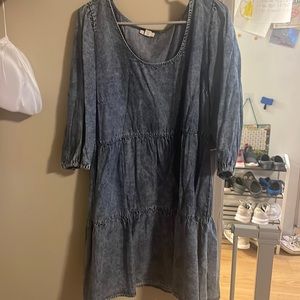 Denim dress